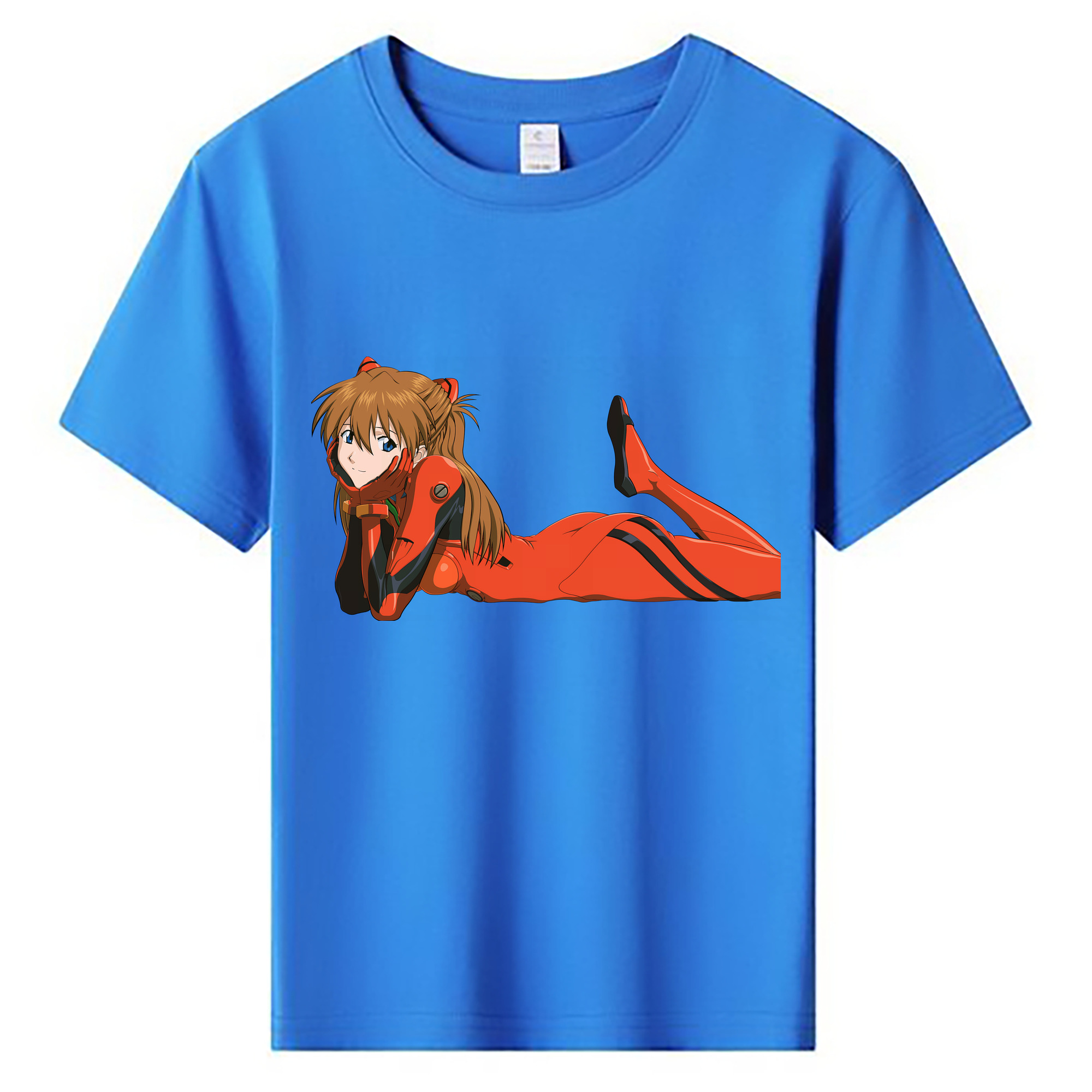 （画像用） EVA 新世紀エヴァンゲリオン 綿100％キッズTシャツ（フロントプリント）